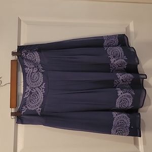 Beautiful Embroidered Silk Skirt by Sundance